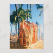 ワイキキビーチサーフボード シーズンポストカード (正面)