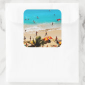 ワイキキビーチシーンホノルル スクエアシール (バッグ)