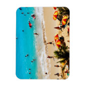 ワイキキビーチシーンホノルル マグネット (縦)