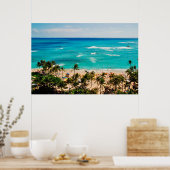 ワイキキビーチシーン，ホノルル2 ポスター (キッチン)