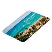 ワイキキビーチシーン,ホノルル2 マグネット (左側)