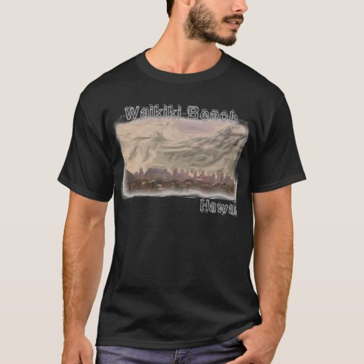 ワイキキビーチハワイガイヤツ Tシャツ (正面)