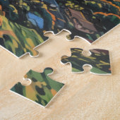 ワイキキビーチホノルルオアフハワイレトロ ジグソーパズル (側面)