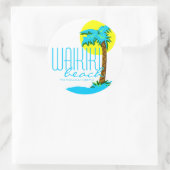 ワイキキビーチホノルル ラウンドシール (バッグ)