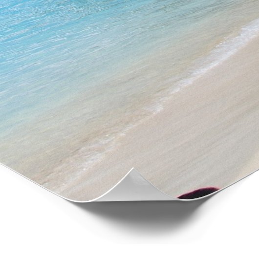 ワイキキビーチ1 ポスター (角)