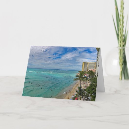 ワイキキビーチ カード (正面)