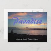 ワイキキビーチ ポストカード (正面/裏面)