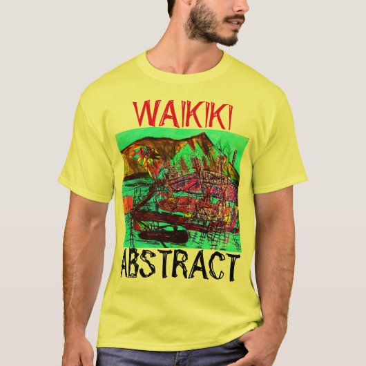 ワイキキ アブストラクト Tシャツ (正面)