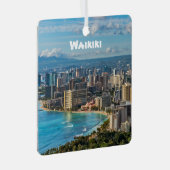 ワイキキ、オアフ、 メタルオーナメント (正面右)