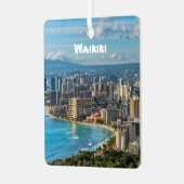 ワイキキ、オアフ、 メタルオーナメント (正面左)