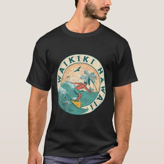 ワイキキ ハワイ Tシャツ (正面)