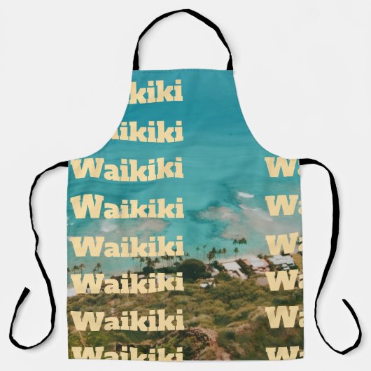 ワイキキ、ホノルル、オアフ島、ハワイ エプロン (正面)
