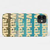 ワイキキ・ホノルル・オアフ島・ハワイ Case-Mate iPhoneケース (裏面(横))