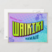 ワイキキ ポストカード (正面/裏面)