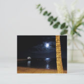 ワイキキ・ムーンライズ・ポストカード ポストカード (スタンド正面)