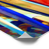 ワイキサーフボードプリント ポスター (角)