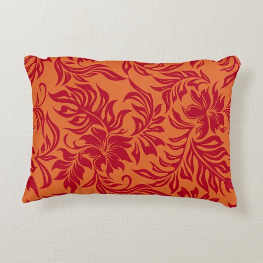 ワイキヒビスカスハワイアンパラオフローラ アクセントクッション (裏面)