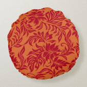 ワイキヒビスカスハワイアンパラオフローラ ラウンドクッション (裏面)