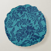 ワイキヒビスカスハワイアンパラオフローラ ラウンドクッション (裏面)