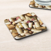 ワイクールンコルクコースターセット！ コースター (左側)