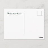 ワイクールン好きの文字 ポストカード (裏面)