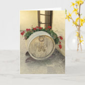 ワイクールン樽花グリーティングカード！ カード (黄色い花)