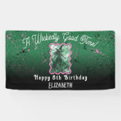 ワイケディーグッドタイムウィッチスケッチスモール誕生日 横断幕 (横)