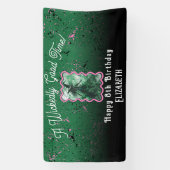 ワイケディーグッドタイムウィッチスケッチスモール誕生日 横断幕 (縦)