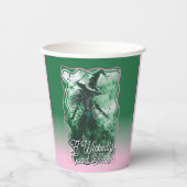 ワイケディーグッドタイムグリーンウィッチスケッチ誕生日 紙コップ (正面)