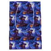 ワイケリーおもしろいハロウィンウィッチ ミディアムペーパーバッグ (正面)