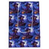 ワイケリーおもしろいハロウィンウィッチ ミディアムペーパーバッグ (裏面)