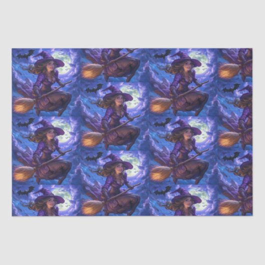 ワイケリーおもしろいハロウィンウィッチ 薄葉紙 (正面)