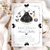 ワイケリーかわいい魔女ベビーシャワー招待状 招待状