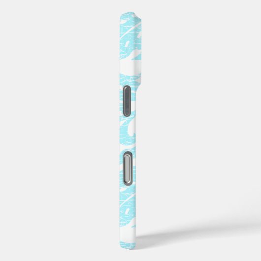 ワイコロアハワイアンハイビスカスフローラティール（緑がかった色） Case-Mate iPhoneケース (裏面 / 右)