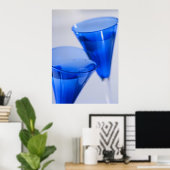 ワイコンテンポラリーングラスポスタープリント ポスター (ホームオフィス)