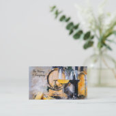 ワイコンテンポラリーンテーマカスタム名刺 名刺 (スタンド正面)