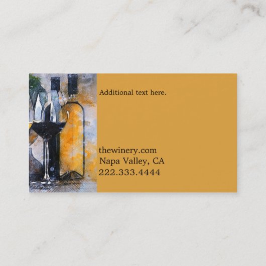 ワイコンテンポラリーンテーマカスタム名刺 名刺 (裏面)