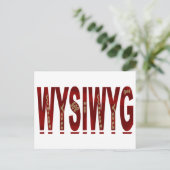 ワイシウィグ ポストカード (スタンド正面)