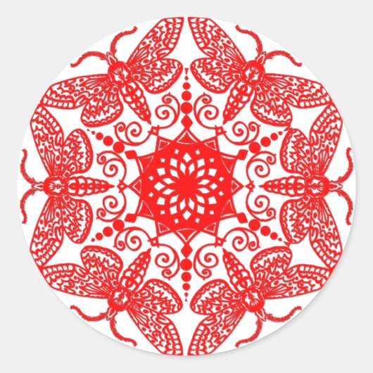 ワイシナンカモスパターン ラウンドシール (正面)