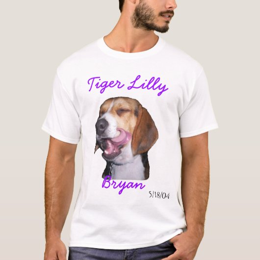 ワイシャツおよび詩 Tシャツ (正面)