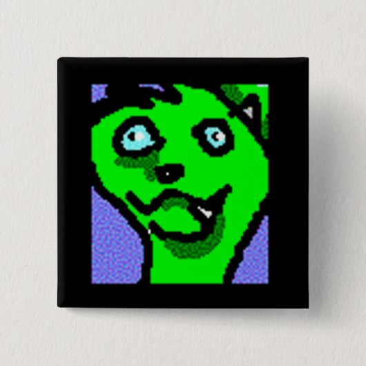 ワイシャツのためのTARDO CAT PIN 缶バッジ (正面)