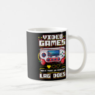 ワイシャツのゲーム男性へシャツボーイズキッズビおもしろいデオ コーヒーマグカップ