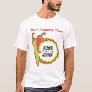 ワイシャツのテンプレートのメキシコ人のレストラン Tシャツ