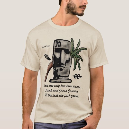 ワイシャツのテンプレート2つの本当のスポーツだけ Tシャツ (正面)