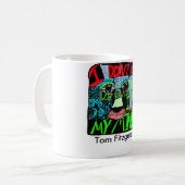 ワイシャツのデザインZAZZLE DIMENSIA、トムFitzgerald コーヒーマグカップ (正面左)