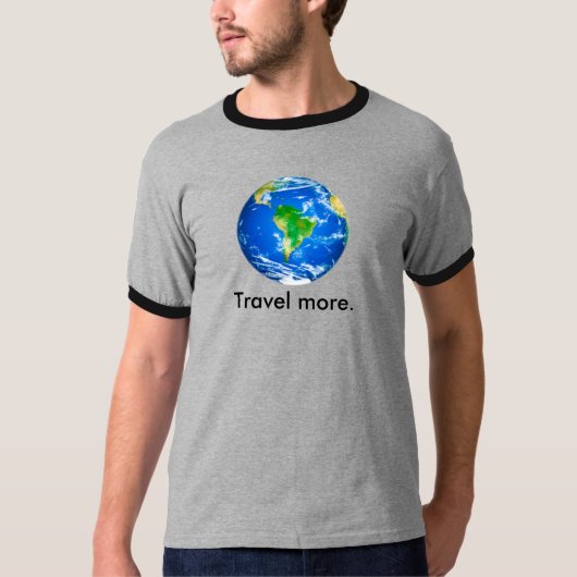 ワイシャツの旅行についての引用文を持っています Tシャツ (正面)