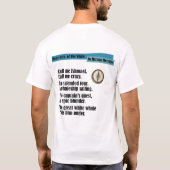 ワイシャツの物語: Mobyディック Tシャツ (裏面)