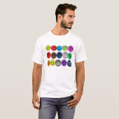 ワイシャツのcapoeiraの武道の斧 tシャツ (正面フル)