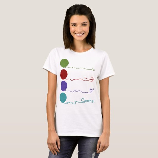 ワイシャツをかぎ針で編む愛 Tシャツ (正面フル)