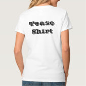 ワイシャツを悩まして下さい Tシャツ (裏面)